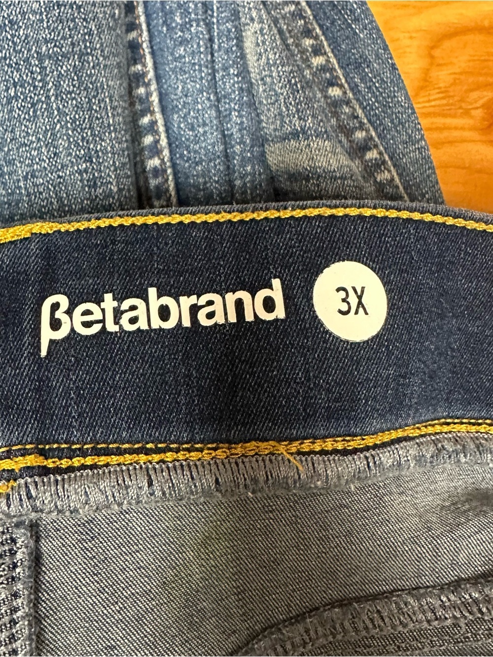 Betabrand women’s pull on jeans size 3x bootcut dark wash stretchy - Picture 8 of 8